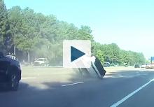 Car rolling over